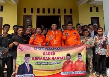 Melalui Zakat Maal, Gerakan Rakyat Lampung Perkuat Solidaritas Kader dan Kepedulian Sosial di Tengah Masyarakat